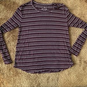 AEO Long Sleeve Striped Shirt
